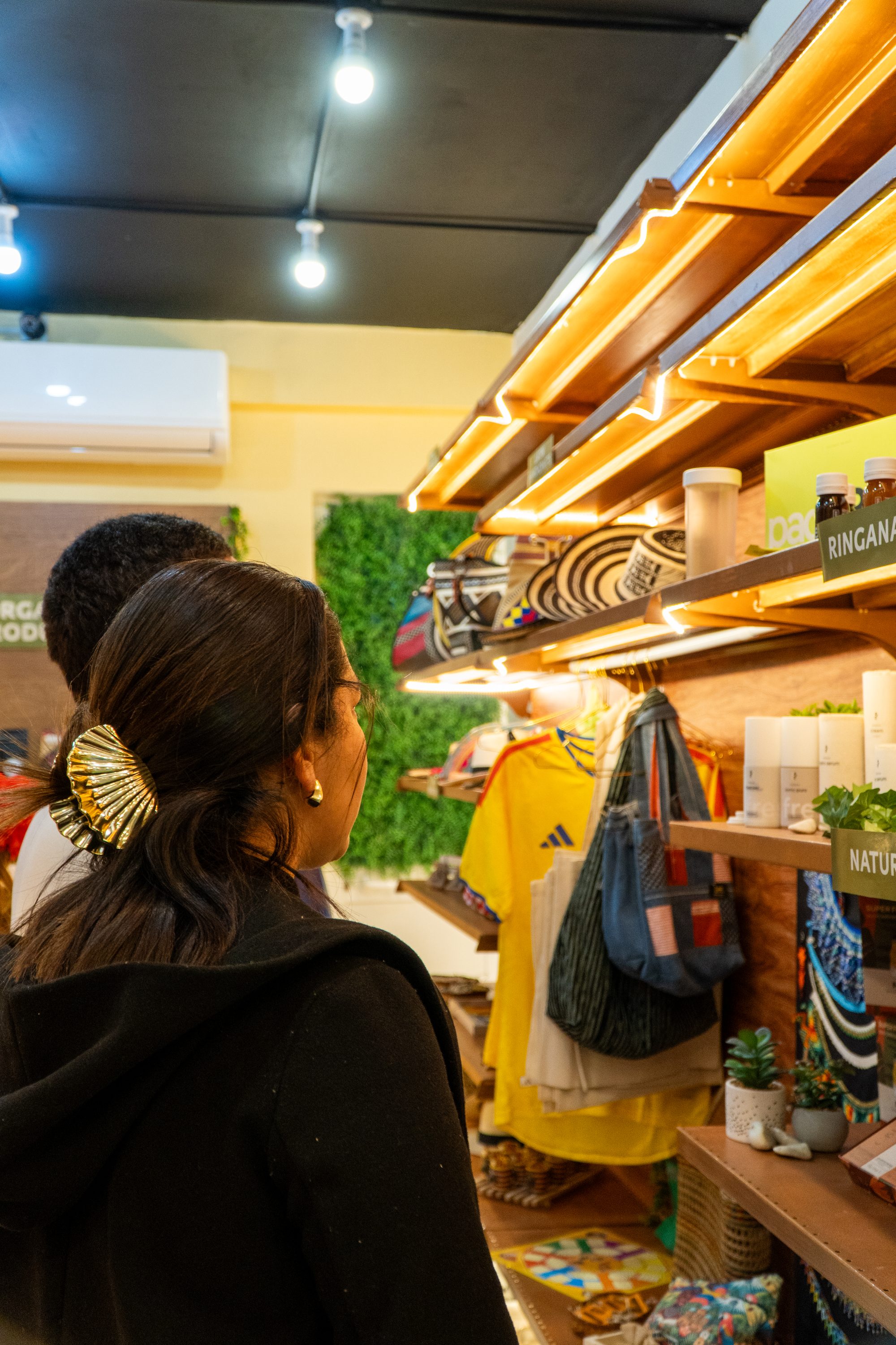 Interior de la tienda